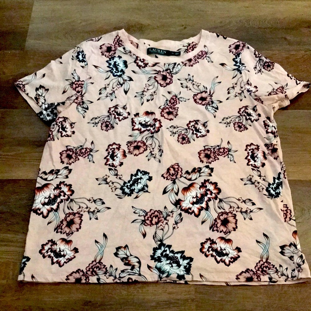 Lauren Ralph Lauren Floral Tee Women’s XL